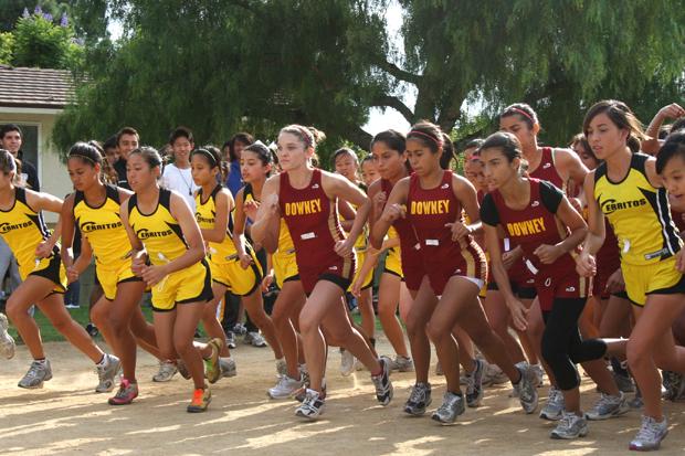  Cross Country team runs against Cerritos High School on Oct. 15.