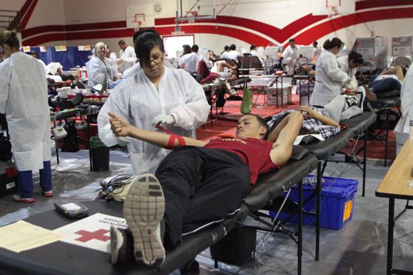 Students save lives at Spring Blood Drive