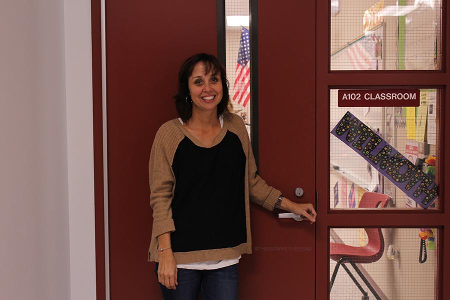 After transferring from Sussman Middle School in the fall of 2014, Mrs. Wilmoth now teaches English 10, for the first time at Downey High School, in the A building. “To be honest, I enjoy coming to school everyday to see what it can bring to me,” Wilmoth said. “It’s a job I have fun doing and that I love to do.” 