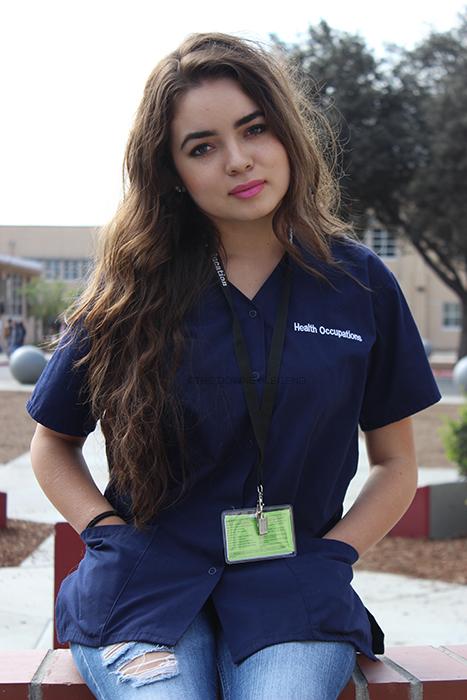 Every morning during first and second period, senior Jazmine Martinez works in the human resources department at the PIH Health Hospital for her Health Occupation class. “I file patients paperwork in this department and have to be cautious in what I’m filling onto the computers,” Martinez stated. 