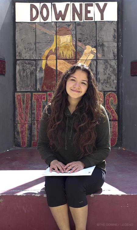 Having recently transferred to Downey from a private high school, Glendale Adventist Academy, Jocelyne Rojas, 10, talks about her future and her vast change of environment.