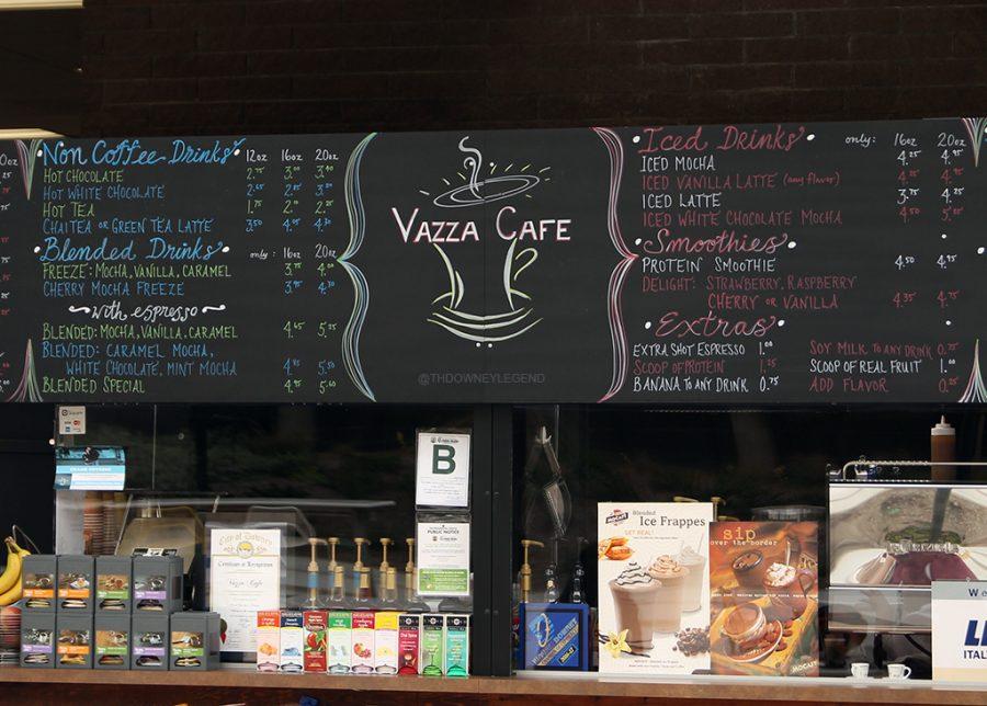 The Vazza Cafe moved out of the Downey City Library on February 14.  The owners Mr. and Mrs. Zoumberakis have various snacks, fruits, drinks and teas on the menu for customers to enjoy. 

