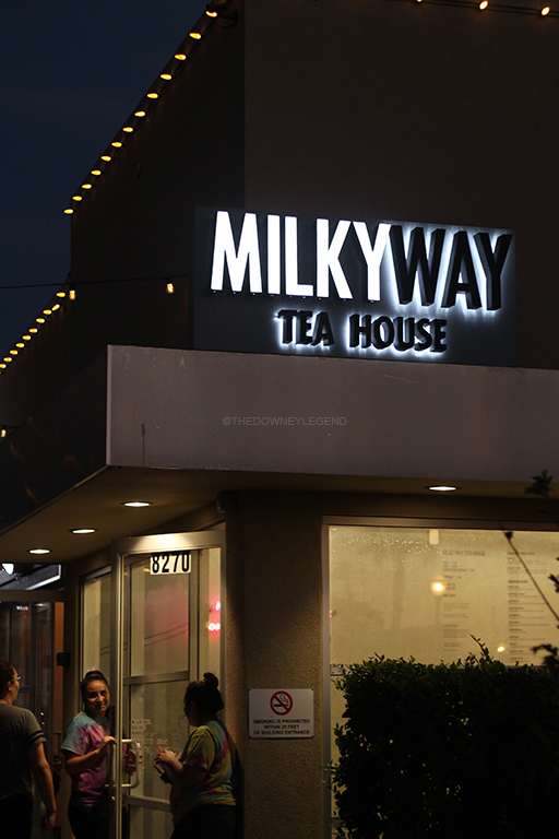 Having their grand opening on March 18, MilkyWay Tea House is now a new addition to the Downey Gateway, located on Downey and Firestone.  The tea house offers fused fruit flavor, non-dairy, and slowed boiled boba to their customers. 
