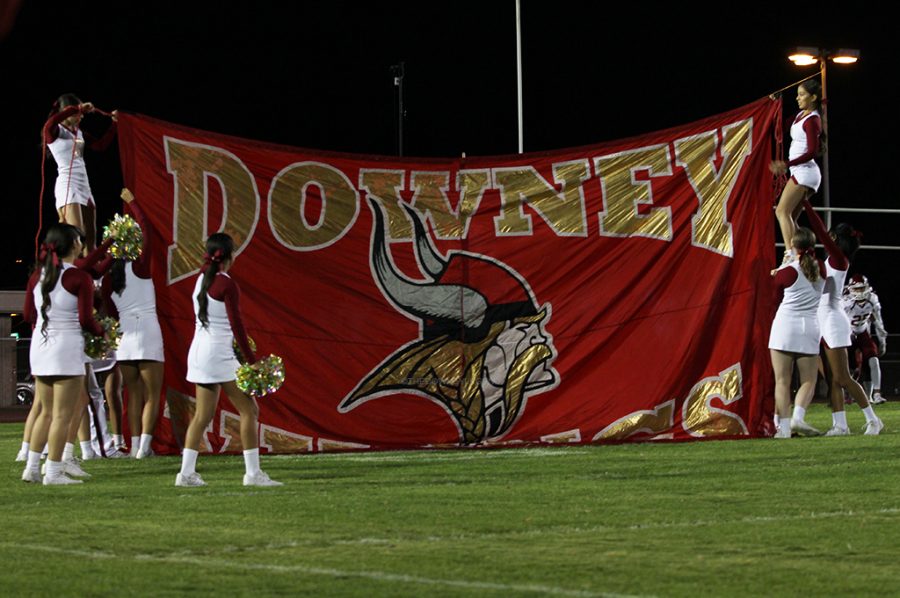 The Downey varsity football team ends the season with a score of 8-2. Friday, Nov. 3 marked the last game of the season with a win at Gahr High and a final score of 50-31.  