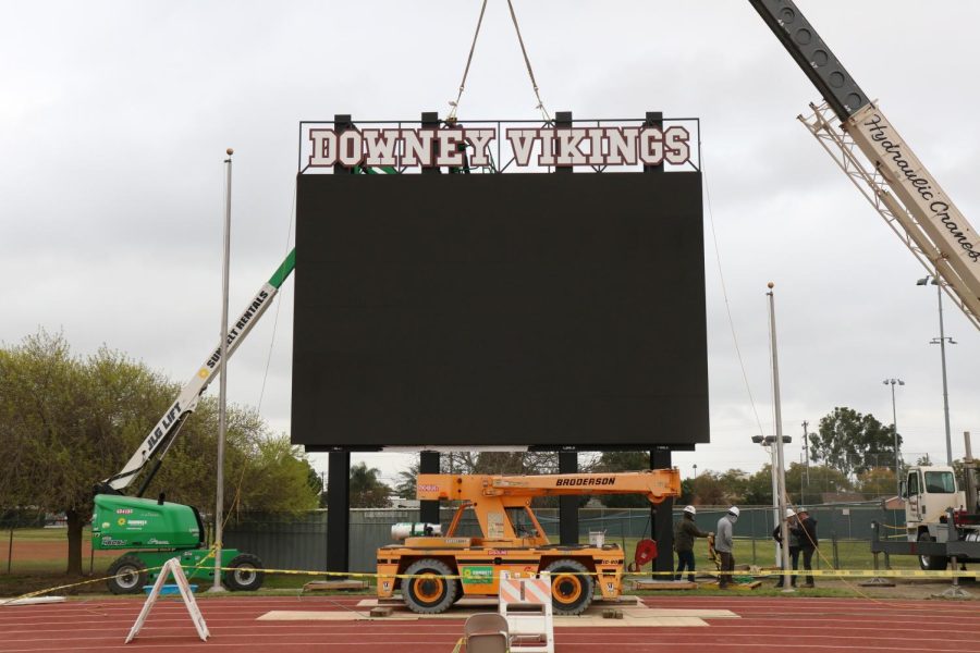 Downey High School Gets New Jumbotron